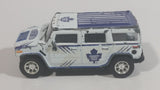 2004 2005 Season Fleer NHL Ice Hockey Toronto Maple Leafs Hummer H2 White Blue Die Cast Toy Car Vehicle