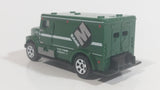 2017 Matchbox City Service International Armored Car Green Die Cast Toy Truck Vehicle
