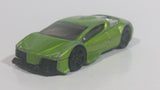 2012 Hot Wheels Auto Motion Speedway Zotic Metallic Light Green Die Cast Toy Car Vehicle