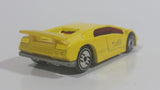 1994 Hot Wheels Lamborghini Diablo Yellow Die Cast Toy Exotic Sports Car Vehicle