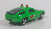 Vintage Majorette Sonic Flashers Porsche 928 Emergency S.O.S. Doctor Bright Green Die Cast Toy Car Vehicle