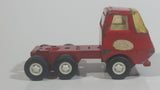 Vintage 1970s Tonka Red Pressed Steel Semi Tractor Toy Truck