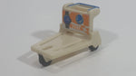 Small Airport Luggage Baggage Cart Plastic Toy