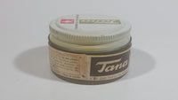 Vintage Tana Boot Shoe Polish Protector Cream 35g Round Glass Jar Metal Lid Some Product Inside Montreal Quebec