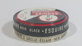 Vintage Knomark Esquire Boot Polish Black 1 1/8 oz Round Metal Tin Some Dry Product Inside