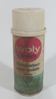 Vintage Woly Fresh Suede Color Renew Colorless 200g Spray Can Footwear Collectible Made in Switzerland