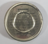 Vintage Knomark Esquire Boot Polish Brown 1 1/8 oz Round Metal Tin Some Dry Product Inside