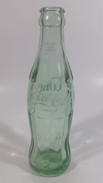 Vintage Coca Cola Coke Soda Pop Green Glass 6 1/2 oz. Hobble Skirt Beverage Bottle Camden Arkansas