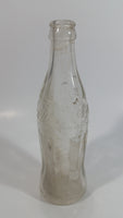 Vintage Coca Cola Coke Soda Pop 6 oz Clear Embossed Lettering Glass Beverage Bottle