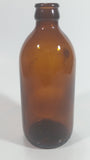 Vintage Stubby Brown Amber Glass Beer Bottle Made in Canada