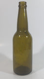 Vintage Dark Olive Green Glass Beer Bottle