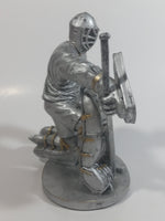 Ice Hockey Goalie Goaltender Silver Colored Resin Trophy Sculpture