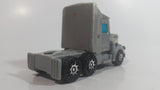 Vintage 1980 Buddy L Grey Silver Semi Tractor Truck Die Cast and Plastic Toy Car Vehicle Rig