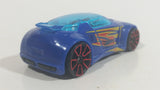 2017 Hot Wheels Gas Station High Voltage Blue Die Cast Toy Race Car Vehicle