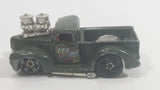 2004 Hot Wheels 1941 Ford Pickup Truck Army Green Die Cast Toy Car Vehicle