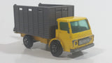 Vintage Lesney Matchbox Series Cattle Truck No. 37 Yellow Die Cast Toy Car Vehicle