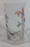 1998 Smucker's Collectables Warner Bros. Baseball Themed Daffy Duck Cartoon Character Small Drinking Glass
