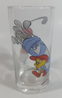1998 Smucker's Collectables Warner Bros. Golf Golfing Themed Tweety Bird Cartoon Character Small Drinking Glass