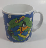 1994 Sakura Looney Tunes Daffy Duck Golf Themed Cartoon Character Ceramic Coffee Mug Television Collectible