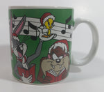 1997 Applause Warner Bros. Looney Tunes Characters Carollers Christmas Themed Cartoon Ceramic Coffee Mug Television Collectible