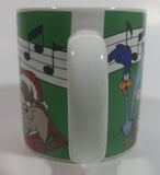 1997 Applause Warner Bros. Looney Tunes Characters Carollers Christmas Themed Cartoon Ceramic Coffee Mug Television Collectible