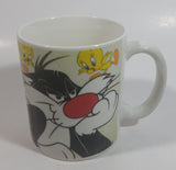 MSC Warner Bros. Looney Tunes Characters Sylvester The Cat and Tweety Bird Themed Cartoon Ceramic Coffee Mug Television Collectible