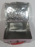 2012 American Greetings Strawberry Short cake Embossed Pink and Green Tin Metal Lunch Box