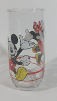 Disney Mickey Mouse and Minnie Mouse 6" Tall Glass Cup