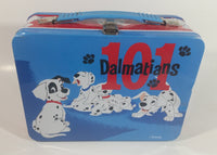 Disney Store 101 Dalmatians Animated Movie Film Dog Characters Blue and Red Metal Lunch Box