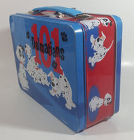 Disney Store 101 Dalmatians Animated Movie Film Dog Characters Blue and Red Metal Lunch Box