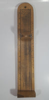 Vintage Dr. Scholl's Wood Wooden Wide Style Foot Measure and Shoe Size Indicator