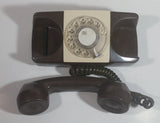 Vintage GTE Automatic Electric Brown Rotary Table or Wall Mount Telephone