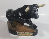 Vintage 1981 Jim Beam Kentucky Black Bull Themed Regal China Liquor Decanter 750mL 10" Long