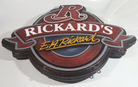E.H. Rickard's Beer 21" x 24" Double Sided Wood Sign Pub Bar Lounge Advertising Collectible