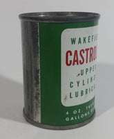 Vintage Wakefield Castrollo Upper Cylinder Lubricant 4 oz Tin Metal Coin Bank