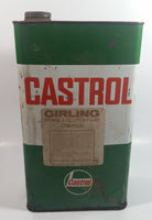 Vintage Castrol Girling Brake & Clutch Fluid Crimson 1 Imperial Gallon Tin Metal Can Never Opened Still Full