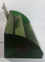Vintage Custom Made Whiz Automotive Products Green Metal Wall Mount Display Shelf 18"W x 10"H x 8"D