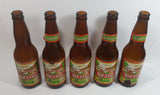 Vintage Set of 5 Capilano Brewery Vancouver Old Style Beer Amber Brown Glass Bottles