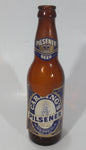 Vintage Carling's Pilsner Lager Beer Amber Brown Glass Bottle Vancouver B.C.