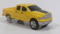 ERTL 2005 Dodge Ram 1500 Truck Yellow Die Cast Toy Car Vehicle Missing one Tire