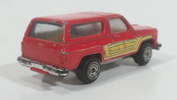 Vintage Kidco 1978 Ford Bronco Red Die Cast Toy Car Vehicle Made in Hong Kong