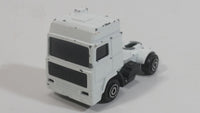 Majorette Volvo Semi Tractor Truck White Die Cast Toy Car Vehicle 1/100 Scale