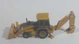 ERTL John Deere Tractor Back Hoe Excavator Loader Yellow Die Cast Toy Farming Construction Vehicle