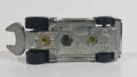 2010 Hot Wheels Tooligan Chrome Yellow Black Die Cast Toy Tool Wrench Car Vehicle