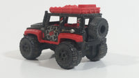2012 Matchbox Jungle Adventure Dune Doge Black and Red Die Cast Toy Car Vehicle