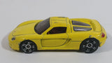 2009 Hot Wheels Dream Garage Porsche Carrera GT Yellow Die Cast Toy Car Vehicle