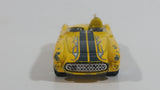 2008 Hot Wheels Corvette SR-2 Yellow Die Cast Toy Car Vehicle