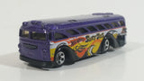 2006 Hot Wheels Urban Surfin' School Bus Purple Die Cast Toy Car Vehicle