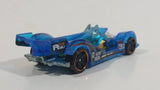 2014 Hot Wheels HW Race X-Raycers Hi-Tech Missile Blue Die Cast Toy Car Vehicle