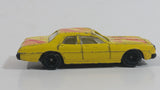 Vintage Magic Fast Wheels Ja-Ru Real Wheels 1976 Dodge Coronet Sedan #45 Yellow Die Cast Toy Car Vehicle Made in Hong Kong